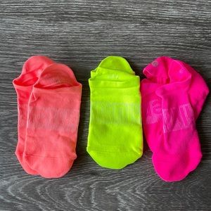 Lululemon neon socks